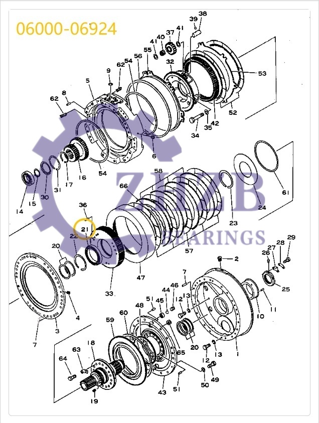 Bearing OEM Customization 06000-06924