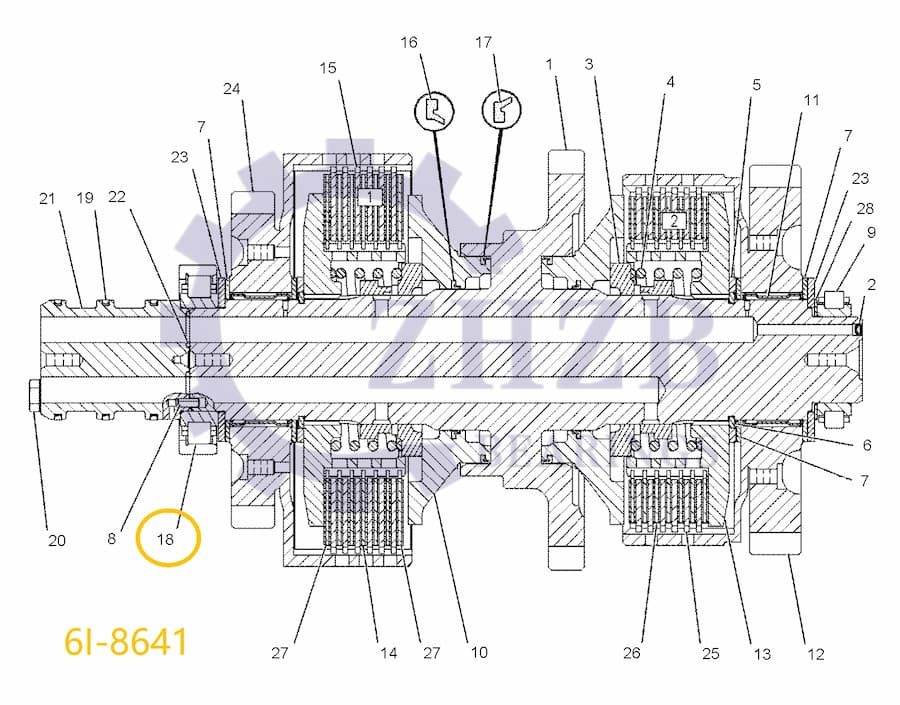 Motor Grader Caterpillar 6I8641