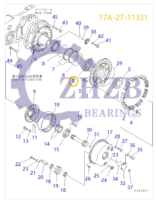 Bearing 17A-27-11331