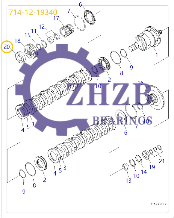 Bearing 714-12-19340