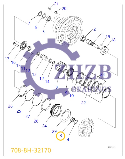 Bearing 708-8H-32170