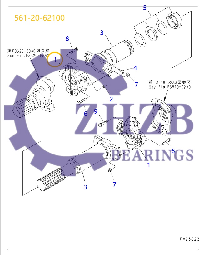 Bearing 561-20-62100