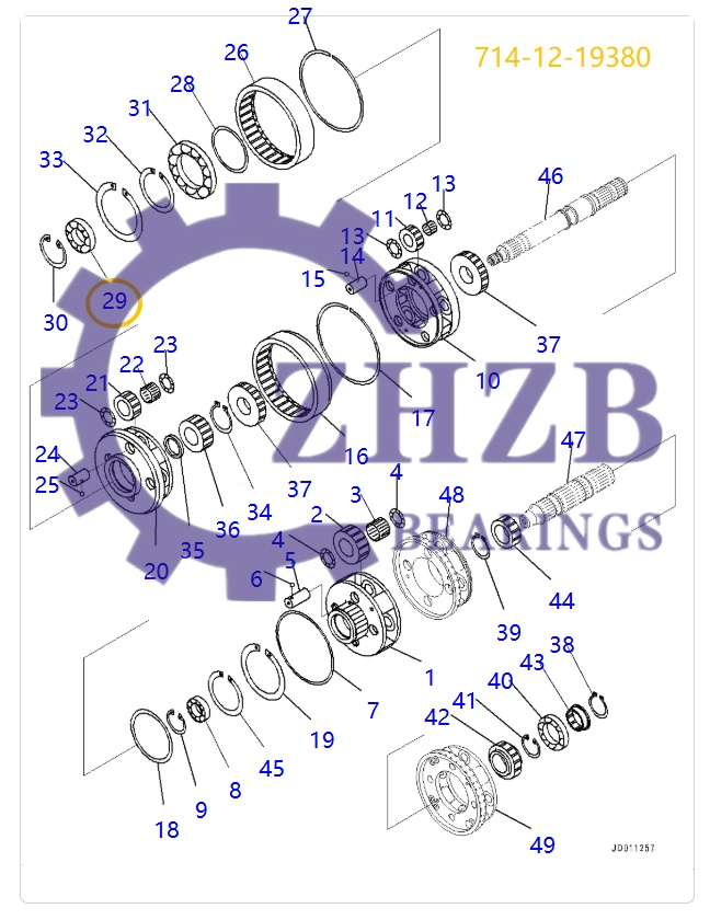 Bearing 714-12-19380