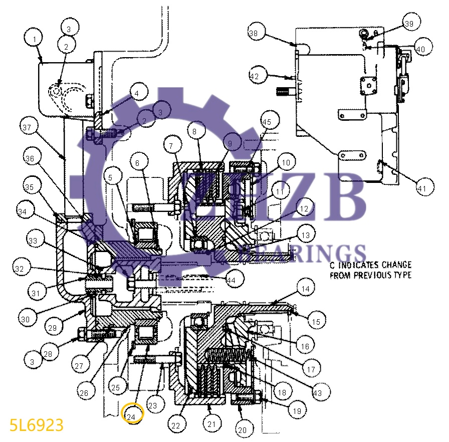 Bearing 5L6923 